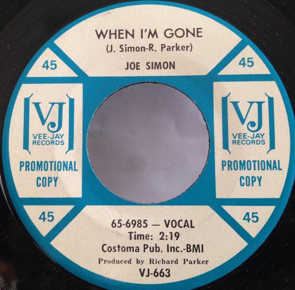 Joe Simon - When I'm Gone