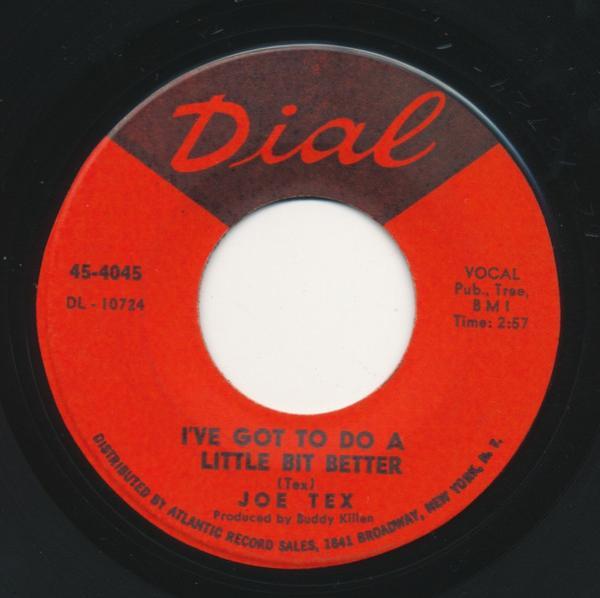 Joe Tex - I've Got To Do A Little Bit Better