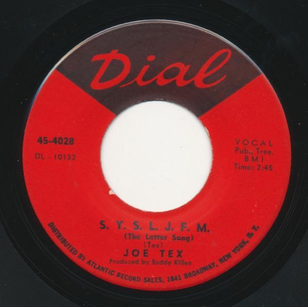 Joe Tex - S.Y.S.L.J.F.M. (The Letter Song)