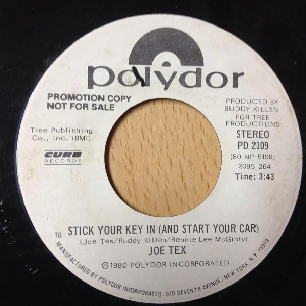 Joe Tex - Stick Your Key In (And Start Your Car)