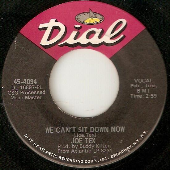 Joe Tex - We Can't Sit Down Now
