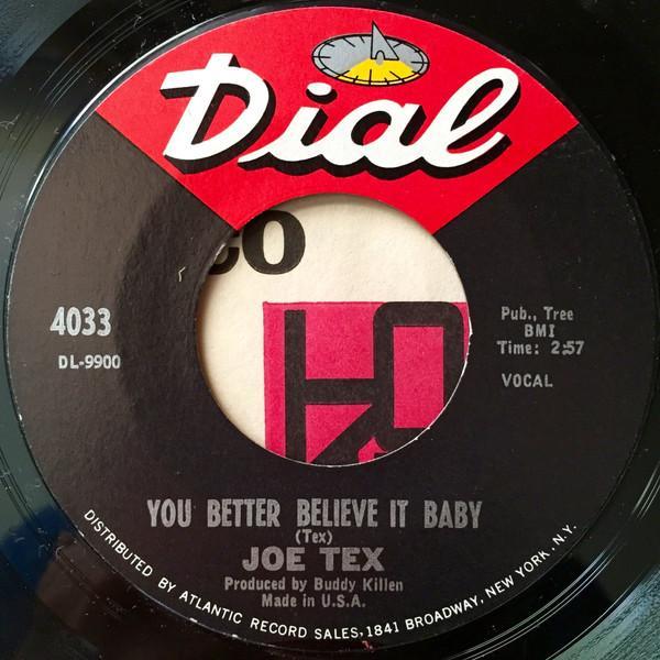 Joe Tex - You Better Believe It Baby / I Believe I'm Gonna Make It