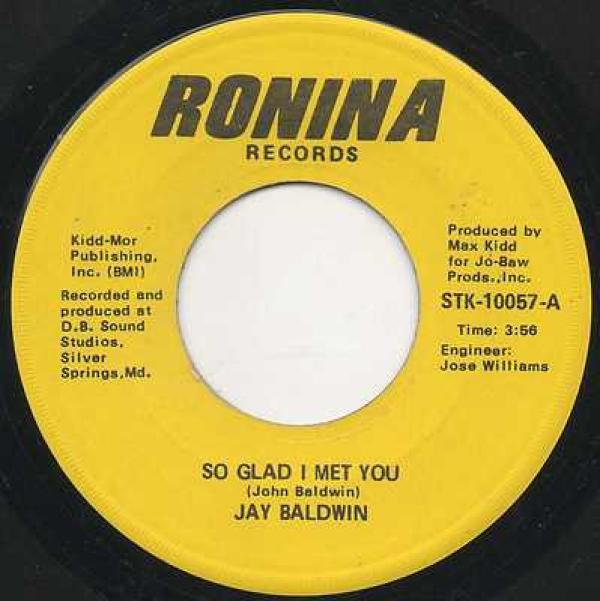 John Baldwin (8) - So Glad I Met You / Son Of Mine