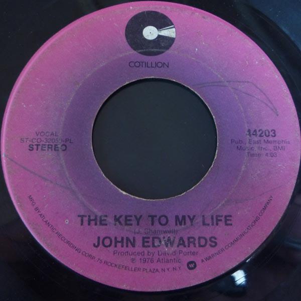John Edwards (3) - The Key To My Life / Baby, Hold On To Me
