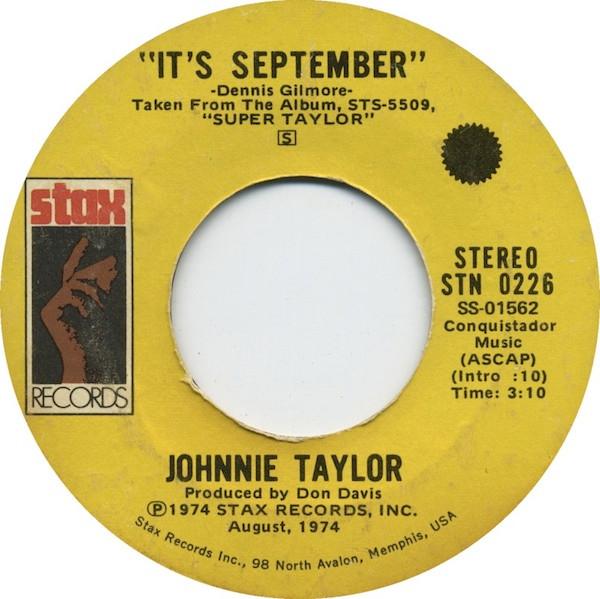 Johnnie Taylor - It's September