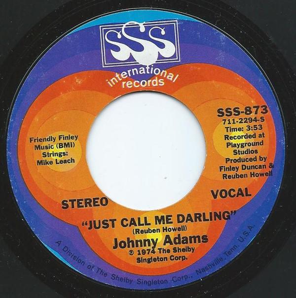 Johnny Adams - Just Call Me Darling