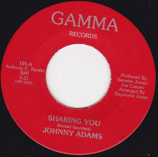 Johnny Adams - Sharing You / The Best Of Luck To You