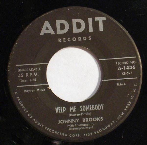 Johnny Brooks - Help Me Somebody / Pig Latin