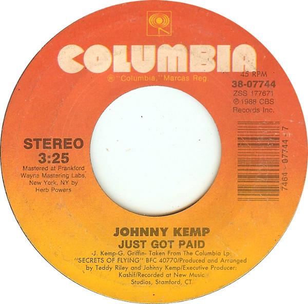 Johnny Kemp - Just Got Paid