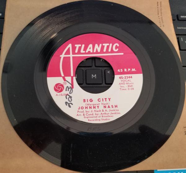 Johnny Nash - Big City / Somewhere