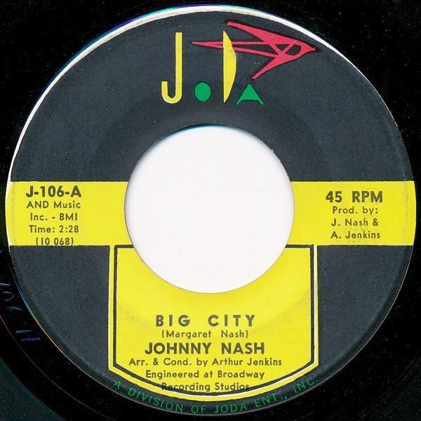 Johnny Nash - Big City / Somewhere