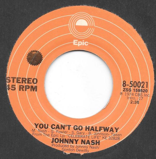 Johnny Nash - You Can't Go Halfway