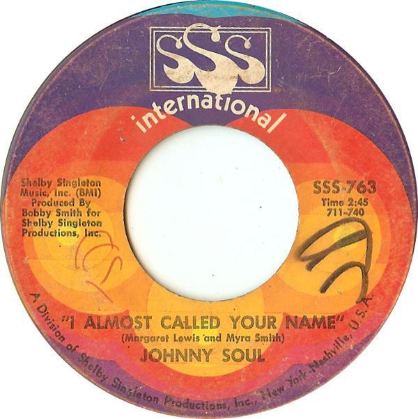 Johnny Soul - I Almost Called Your Name