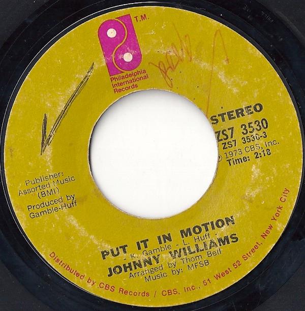Johnny Williams  - Put It In Motion