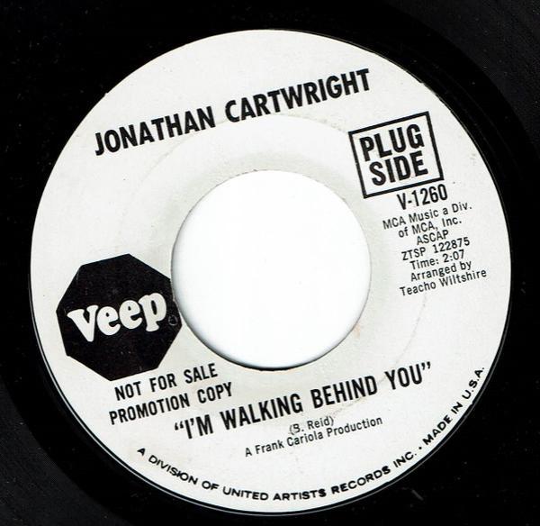 Jonathan Cartwright - I'm Walking Behind You / So Tired Of Being Alone