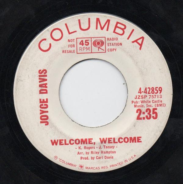 Joyce Davis - Welcome, Welcome