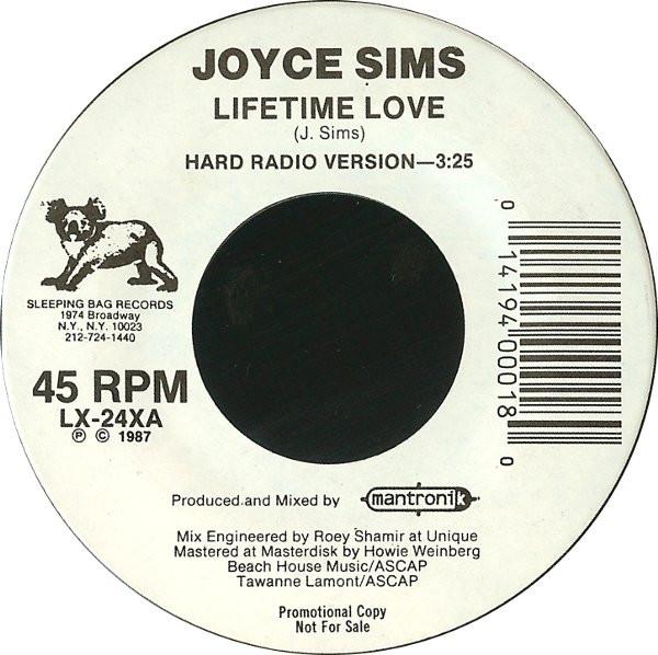 Joyce Sims - Lifetime Love