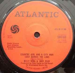 Judy Clay, Billy Vera - Country Girl And A City Man (Just Across The Line)