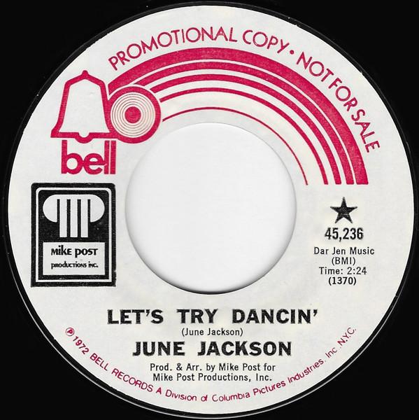 June Jackson - Let's Try Dancin' / I'm Not Sleepin'
