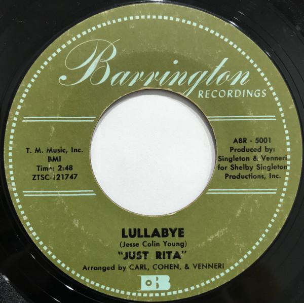 Just Rita - Lullabye / This Must Be Love