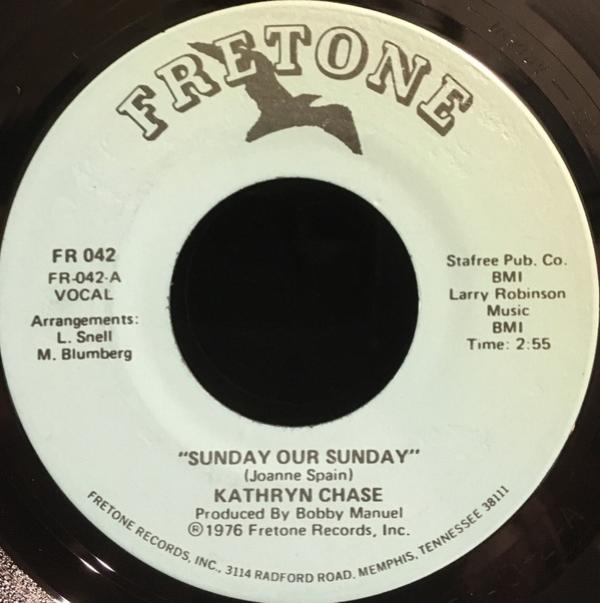 Kathryn Chase - Sunday Our Sunday / I Thank You