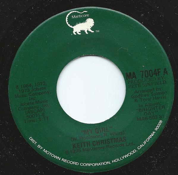 Keith Christmas - My Girl