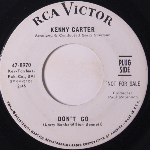 Kenny Carter - Don't Go / How Can You Say Goodbye