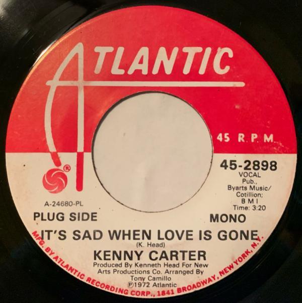 Kenny Carter - It's Sad When Love Is Gone