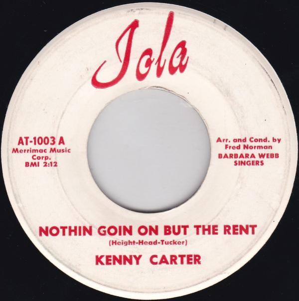 Kenny Carter - Nothin Goin On But The Rent / Endless Streams