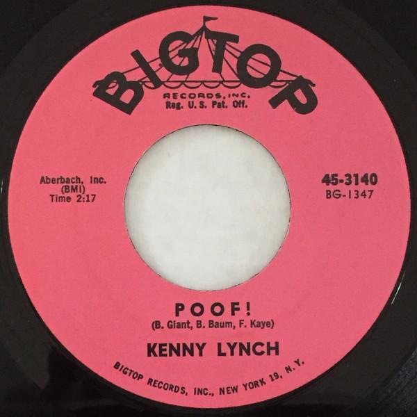 Kenny Lynch - Poof! / Happy That's Me
