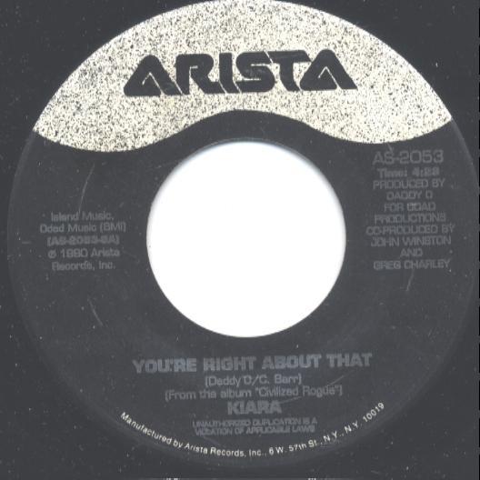 Kiara - You're Right About That / Serious Problem