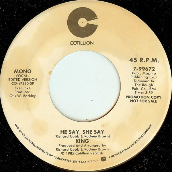 King (14) - He Say, She Say (Vocal/Edited Version)
