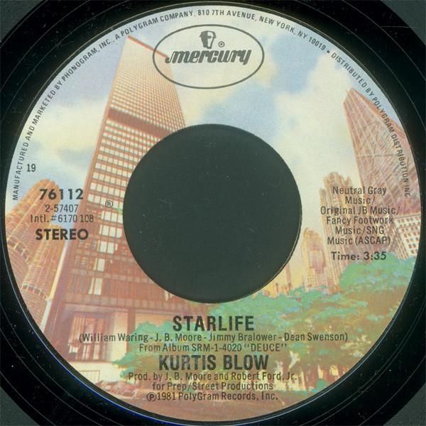 Kurtis Blow - Starlife / Way Out West