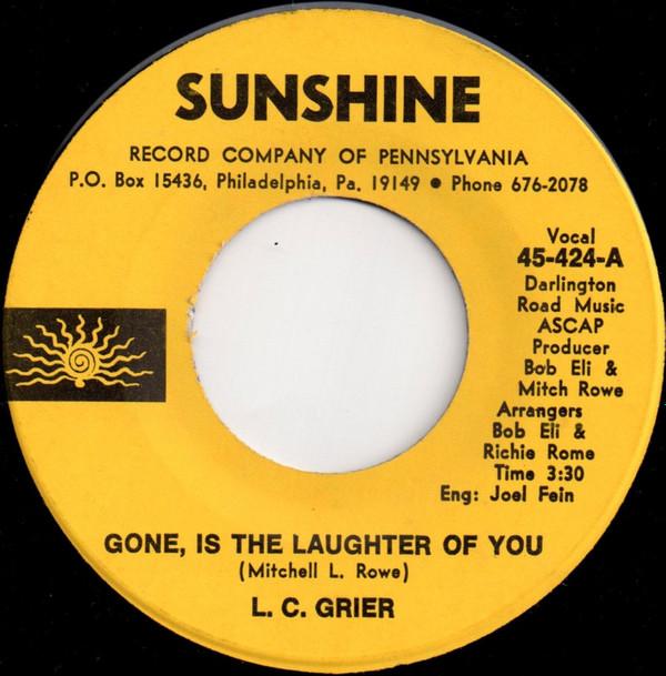 L.C. Grier - Gone, Is The Laughter Of You