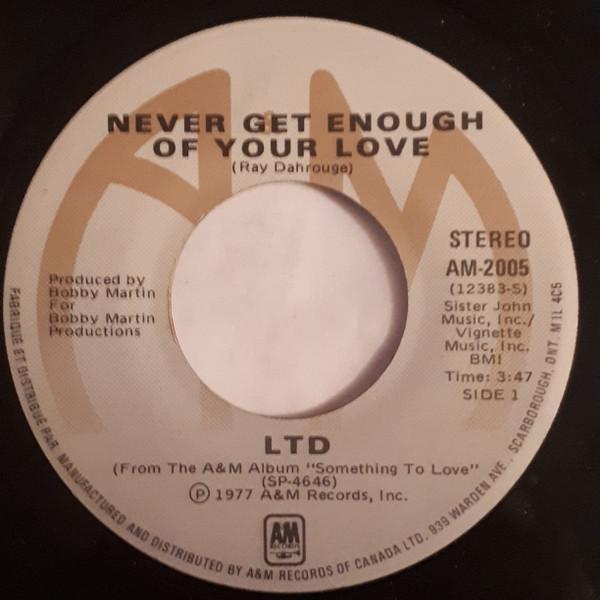 L.T.D. - Never Get Enough Of Your Love
