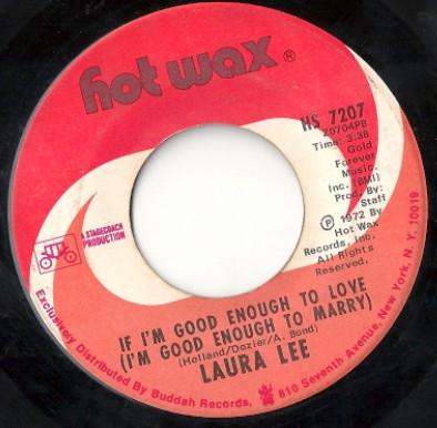 Laura Lee - If You Can Beat Me Rockin' (You Can Have My Chair) / If I'm Good Enough To Love (I'm Good Enough To Marry)