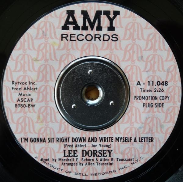 Lee Dorsey - I'm Gonna Sit Right Down And Write Myself A Letter / Little Ba-by