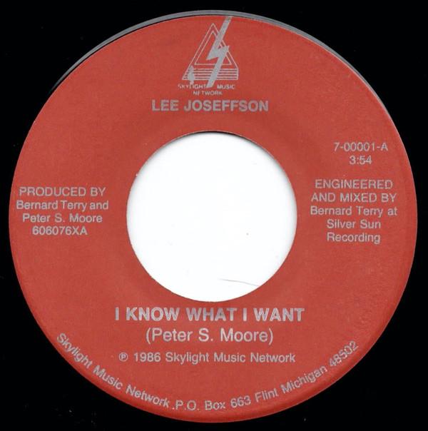 Lee Joseffson - I Know What I Want