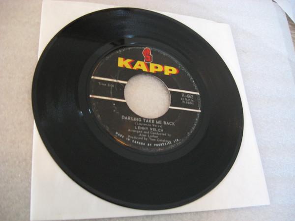 Lenny Welch - Darling Take Me Back