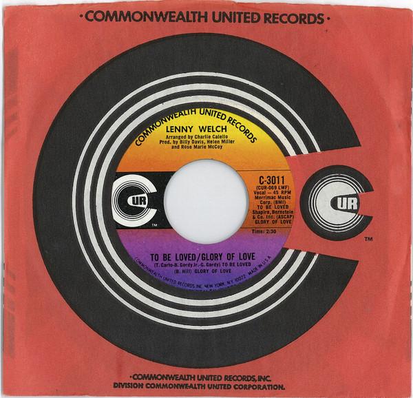 Lenny Welch - My Heart Won't Let Me