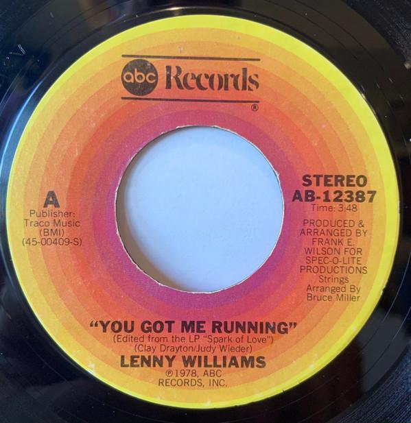 Lenny Williams - You Got Me Running / Come Reap My Love