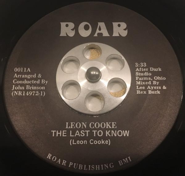 Leon Cook - The Last To Know / Ball Hooter Shooter