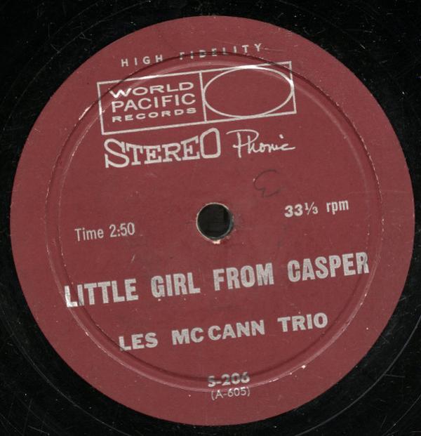 Les Mccann Trio - Little Girl From Casper / The Can't Take That Away From Me