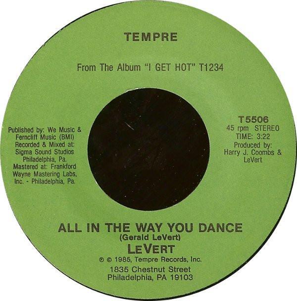 Levert - All In The Way You Dance / Dancing With You