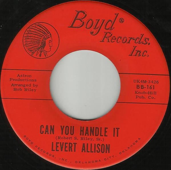 Levert Allison - Can You Handle It / Hear That River