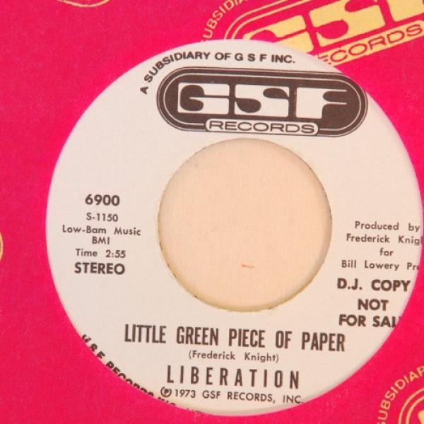 Liberation (9) - Little Green Piece Of Paper