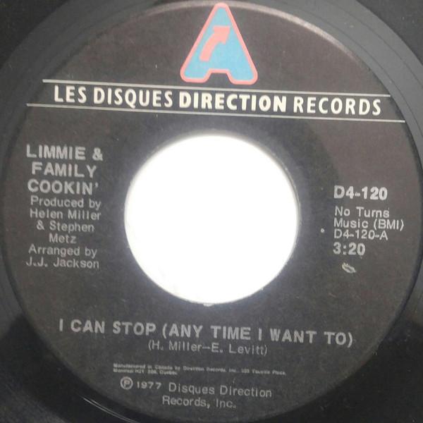 Limmie & Family Cookin' - I Can Stop (Any Time I Want To) / I Can Do It In My Sleep
