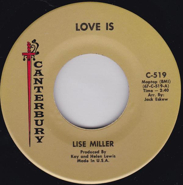 Lisa Miller (4) - Love Is / Lonliest Christmas Tree