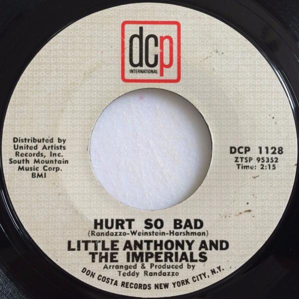 Little Anthony & The Imperials - Hurt So Bad / Reputation