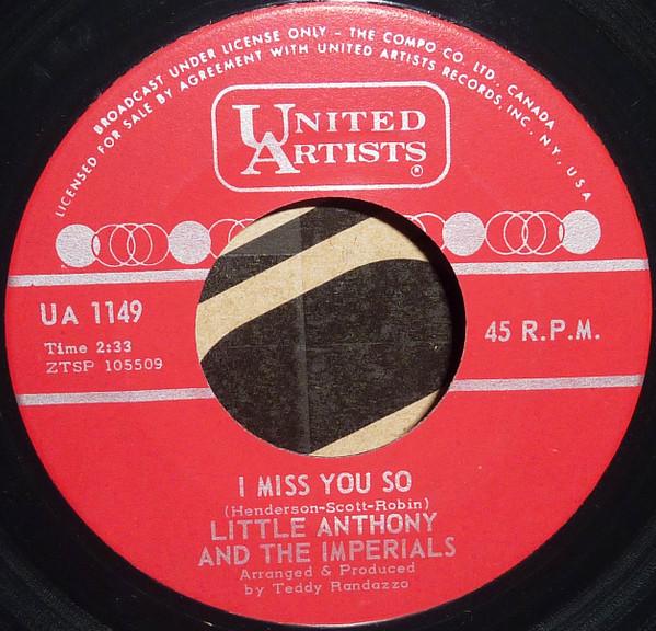 Little Anthony & The Imperials - I Miss You So
